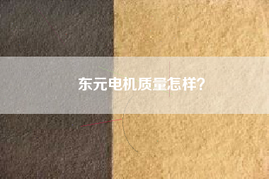 東元電機(jī)質(zhì)量怎樣？